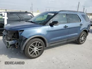 ✅ 2018 Ford Explorer Sport • VIN: 1FM5K8GT7JGB31770 • Lot: 87093305. Listed on Copart with 86,382 mi. Free auction sales archive from the USA and detailed vehicle history report at DreamBid. Image 1.