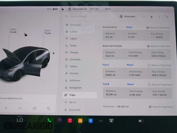 ✅ 2021 Tesla Model Y Standard Range • VIN: 5YJYGDED6MF105750 • Lot: 42855752. Listed on IAAI with 38,303 mi. Free auction sales archive from the USA and detailed vehicle history report at DreamBid. Image 7.