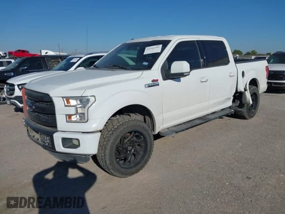 ✅ 2015 Ford F-150 Lariat • VIN: 1FTEW1CG1FFA33744 • Lot: 43162761. Listed on IAAI with 166,901 mi. Free auction sales archive from the USA and detailed vehicle history report at DreamBid. Image 2.