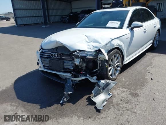 ✅ 2019 Audi A4 Premium • VIN: WAUDNAF41KN018478 • Lot: 43308982. Listed on IAAI with 53,162 mi. Free auction sales archive from the USA and detailed vehicle history report at DreamBid. Image 6.