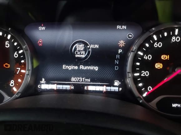 ✅ 2017 Jeep Renegade Latitude • VIN: ZACCJBBB8HPG33873 • Lot: 43235483. Listed on IAAI with 80,731 mi. Free auction sales archive from the USA and detailed vehicle history report at DreamBid. Image 15.