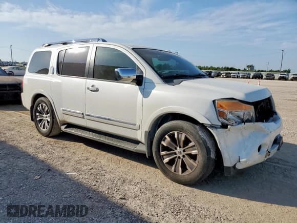 ✅ 2015 Nissan Armada Platinum • VIN: 5N1AA0ND3FN620555 • Lot: 66111145. Listed on Copart with 106,274 mi. Free auction sales archive from the USA and detailed vehicle history report at DreamBid. Image 4.