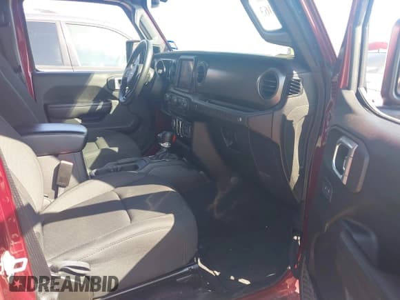 ✅ 2022 Jeep Wrangler Unlimited High Tide • VIN: 1C4HJXDG1NW119356 • Lot: 41525063. Listed on IAAI with 18,025 mi. Free auction sales archive from the USA and detailed vehicle history report at DreamBid. Image 5.