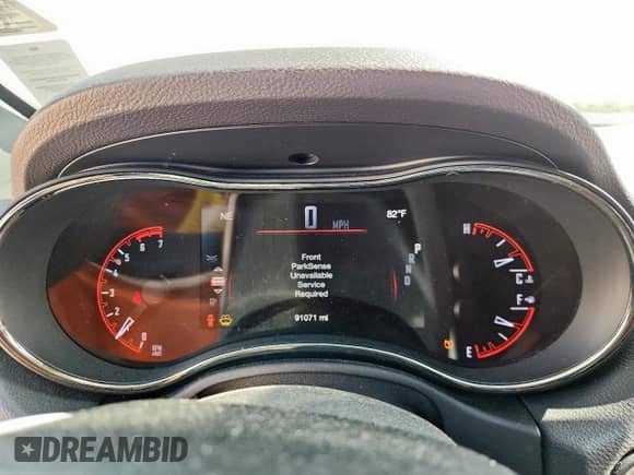 2018 Dodge Durango R/T with VIN 1C4SDHCT3JC205538, listed as a Copart auction lot 82076935 with 91,071 mi miles and Salvage title. Bid and sale history available at DreamBid. Image 9.