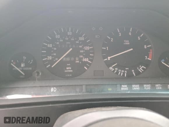 ✅ 1989 BMW 3 Series • VIN: WBAAE0302KED52374 • Lot: 88331485. Listed on Copart with Not provided. Free auction sales archive from the USA and detailed vehicle history report at DreamBid. Image 9.