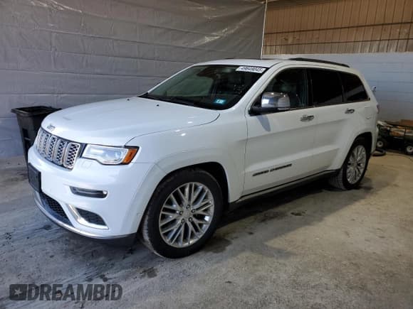 ✅ 2018 Jeep Grand Cherokee Summit • VIN: 1C4RJFJG1JC341829 • Lot: 49649045. Listed on Copart with 91,869 mi. Free auction sales archive from the USA and detailed vehicle history report at DreamBid. Image 1.