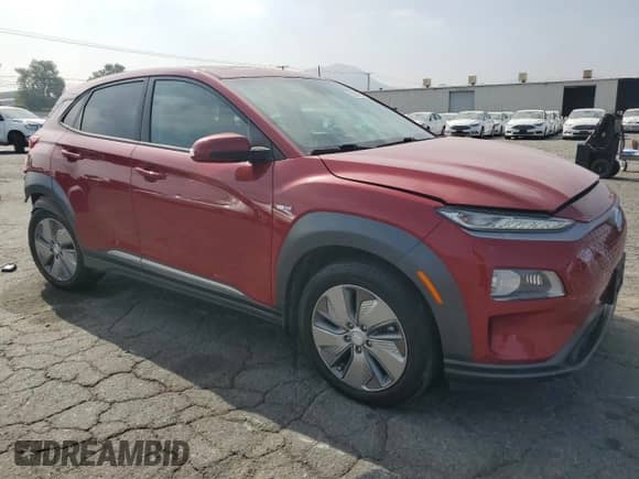 2020 Hyundai Kona Ultimate with VIN KM8K53AG6LU059490, listed as a Copart auction lot 58838595 with 66,476 mi miles and Salvage title. Bid and sale history available at DreamBid. Image 4.