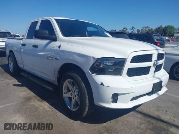 2018 Ram 1500 Tradesman z VIN 1C6RR6FT8JS149433, wystawiony jako IAAI lot #42332005 z przebiegiem 68 531 mil mil oraz . Historia ofert i sprzedaży dostępna na DreamBid. Obrazek 1.