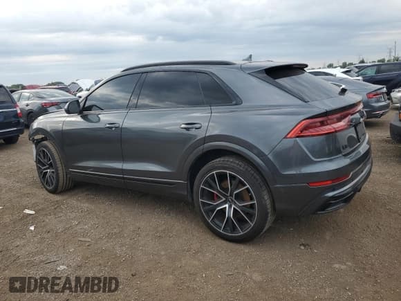 ✅ 2021 Audi Q8 Premium Plus • VIN: WA1EVAF1XMD026823 • Lot: 70829735. Listed on Copart with 57,146 mi. Free auction sales archive from the USA and detailed vehicle history report at DreamBid. Image 2.