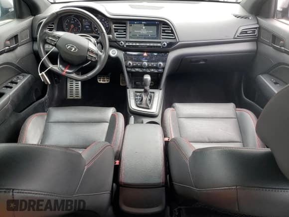 ✅ 2019 Hyundai Elantra Sport • VIN: KMHD04LB3KU820277 • Lot: 63289715. Listed on Copart with 117,689 mi. Free auction sales archive from the USA and detailed vehicle history report at DreamBid. Image 8.