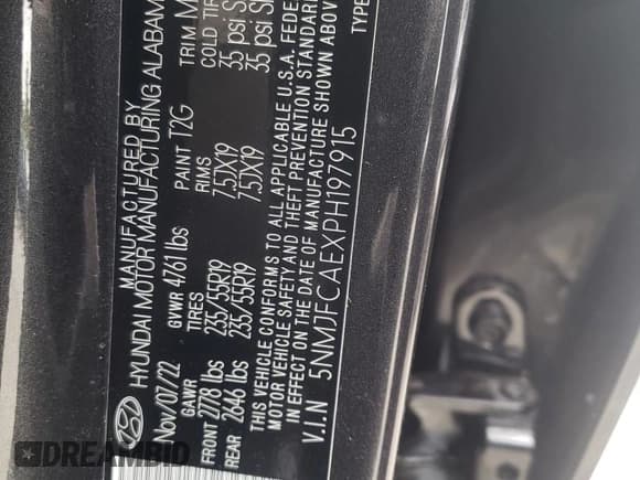 ✅ 2023 Hyundai Tucson SEL • VIN: 5NMJFCAEXPH197915 • Lot: 45531303. Wystawiony na Copart z przebiegiem 1 608 mil. Bezpłatny archiwum sprzedaży aukcyjnych z USA i szczegółowy raport historii pojazdu na DreamBid. Zdjęcie 13.