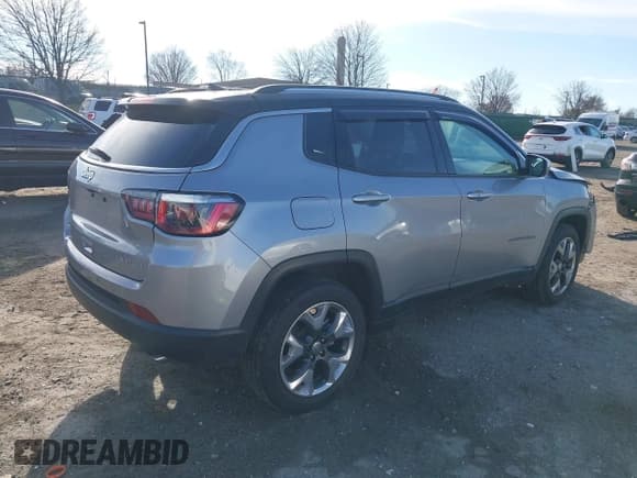 ✅ 2018 Jeep Compass Limited • VIN: 3C4NJDCB8JT478968 • Lot: 43809372. Listed on IAAI with 36,570 mi. Free auction sales archive from the USA and detailed vehicle history report at DreamBid. Image 4.