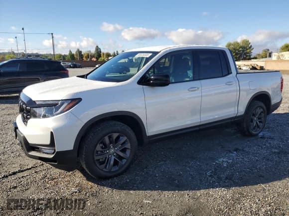 ✅ 2024 Honda Ridgeline Sport • VIN: 5FPYK3F12RB010095 • Lot: 86826305. Listed on Copart with 12,799 mi. Free auction sales archive from the USA and detailed vehicle history report at DreamBid. Image 1.