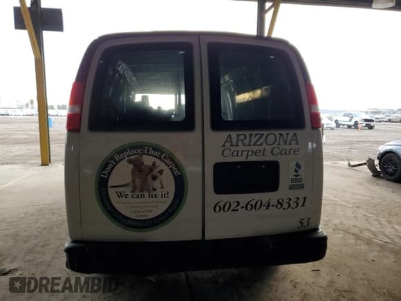 ✅ 2021 Chevrolet Express Cargo • VIN: 1GCWGBFP3M1187840 • Lot: 42579665. Listed on Copart with Not provided. Free auction sales archive from the USA and detailed vehicle history report at DreamBid. Image 6.