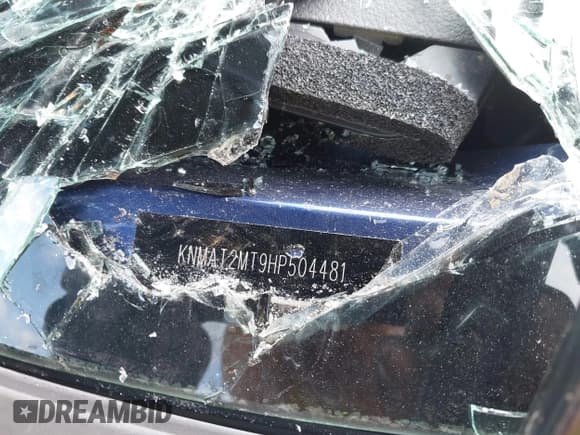 ✅ 2017 Nissan Rogue S • VIN: KNMAT2MT9HP504481 • Lot: 42764554. Listed on IAAI with 46,306 mi. Free auction sales archive from the USA and detailed vehicle history report at DreamBid. Image 9.