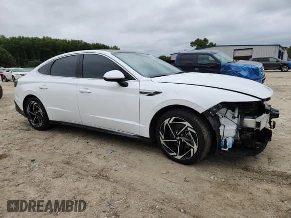 ✅ 2024 Hyundai Sonata SEL • VIN: KMHL14JAXRA353700 • Лот: 69081665. Опубликован ранее на Copart с пробегом 27 662 миль. Бесплатный доступ к архиву аукционных продаж из США и подробный отчёт об истории автомобиля на DreamBid. Изображение 4.