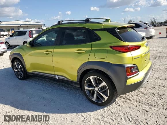 ✅ 2020 Hyundai Kona Ultimate • VIN: KM8K53A51LU445295 • Лот: 75877854. Опубликован ранее на Copart с пробегом Не указан. Бесплатный доступ к архиву аукционных продаж из США и подробный отчёт об истории автомобиля на DreamBid. Изображение 2.