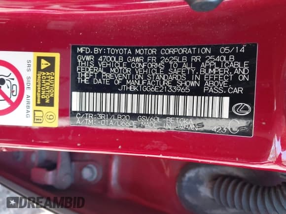 ✅ 2014 Lexus ES 330 • VIN: JTHBK1GG6E2133965 • Lot: 43620485. Wystawiony na IAAI z przebiegiem 197 193 mil. Bezpłatny archiwum sprzedaży aukcyjnych z USA i szczegółowy raport historii pojazdu na DreamBid. Zdjęcie 9.