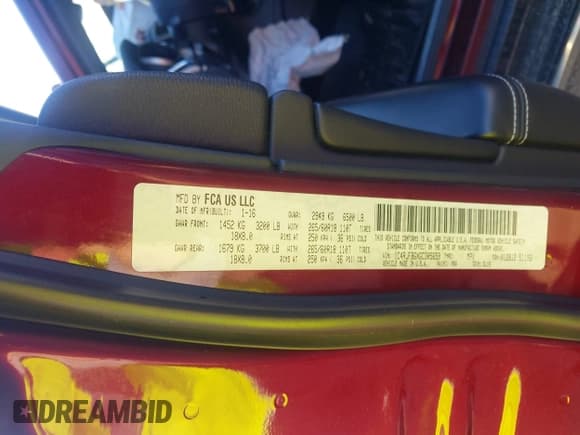 ✅ 2016 Jeep Grand Cherokee Limited 75th Anniversary • VIN: 1C4RJFBGXGC305659 • Lot: 43618346. Listed on IAAI with 171,771 mi. Free auction sales archive from the USA and detailed vehicle history report at DreamBid. Image 9.