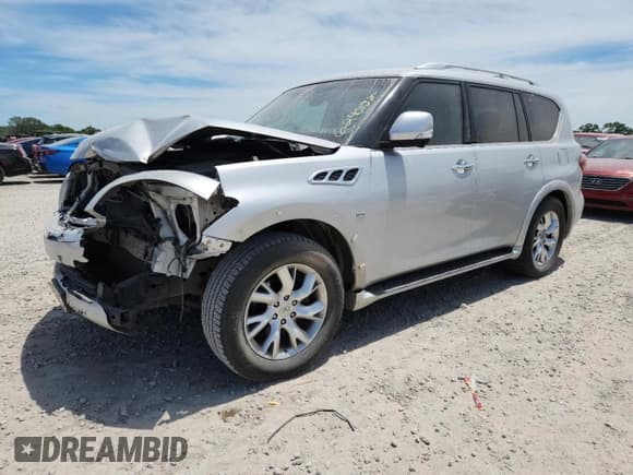 ✅ 2014 Infiniti QX80 • VIN: JN8AZ2ND7E9751069 • Lot: 62401375. Listed on Copart with 171,064 mi. Free auction sales archive from the USA and detailed vehicle history report at DreamBid. Image 1.