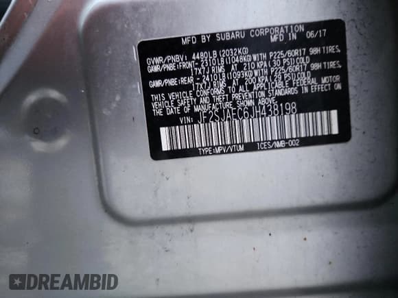 ✅ 2018 Subaru Forester Premium • VIN: JF2SJAEC6JH438198 • Lot: 90787435. Wystawiony na Copart z przebiegiem 165 098 mil. Bezpłatny archiwum sprzedaży aukcyjnych z USA i szczegółowy raport historii pojazdu na DreamBid. Zdjęcie 14.