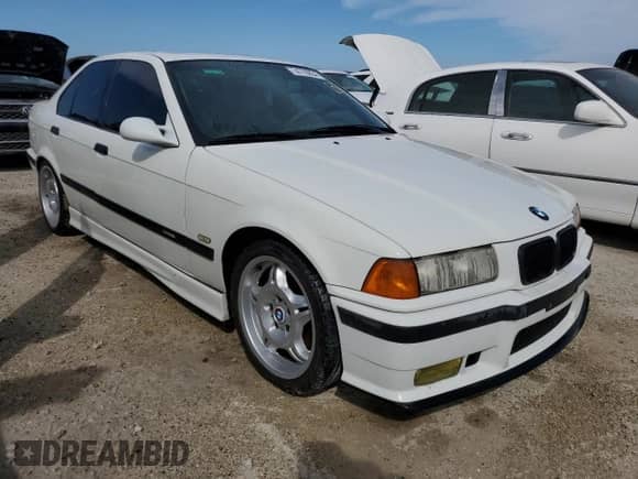 1997 BMW 3 Series M3s with VIN WBSCD9324VEE06968, listed as a Copart auction lot 74778854 with Not provided miles and Salvage title. Bid and sale history available at DreamBid. Image 4.