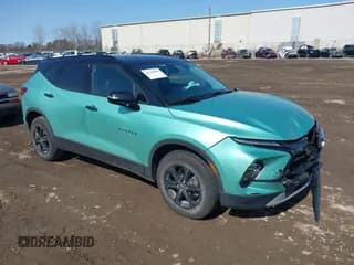 ✅ 2024 Chevrolet Blazer LT • VIN: 3GNKBDRS0RS191740 • Lot: 41769909. Listed on IAAI with 11,003 mi. Free auction sales archive from the USA and detailed vehicle history report at DreamBid. Image 1.