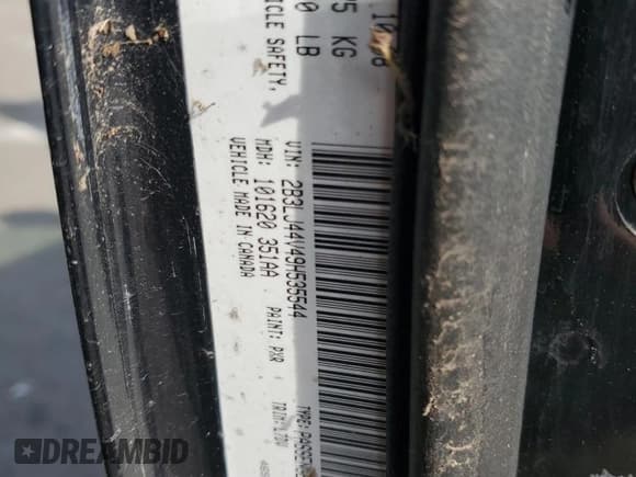 ✅ 2009 Dodge Challenger SE • VIN: 2B3LJ44V49H535544 • Lot: 48692864. Wystawiony na Copart z przebiegiem 158 793 mil. Bezpłatny archiwum sprzedaży aukcyjnych z USA i szczegółowy raport historii pojazdu na DreamBid. Zdjęcie 12.