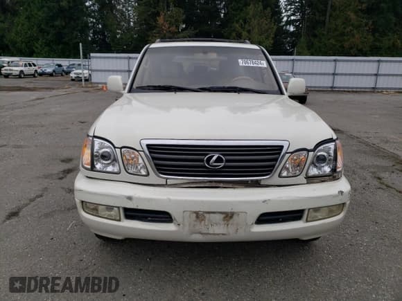 ✅ 2000 Lexus LX 470 • VIN: JT6HT00W6Y0077151 • Lot: 70678424. Wystawiony na Copart z przebiegiem 289 698 mil. Bezpłatny archiwum sprzedaży aukcyjnych z USA i szczegółowy raport historii pojazdu na DreamBid. Zdjęcie 5.