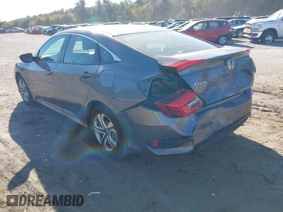 ✅ 2018 Honda Civic LX • VIN: 19XFC2F51JE203293 • Lot: 43380270. Listed on IAAI with 84,439 mi. Free auction sales archive from the USA and detailed vehicle history report at DreamBid. Image 3.