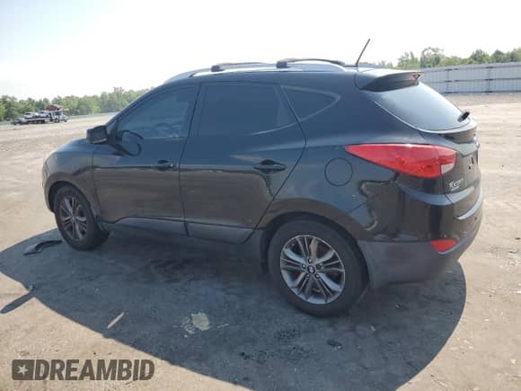 2015 Hyundai Tucson SE with VIN KM8JUCAG1FU101650, listed as a Copart auction lot 61664723 with 76,957 mi miles and . Bid and sale history available at DreamBid. Image 2.