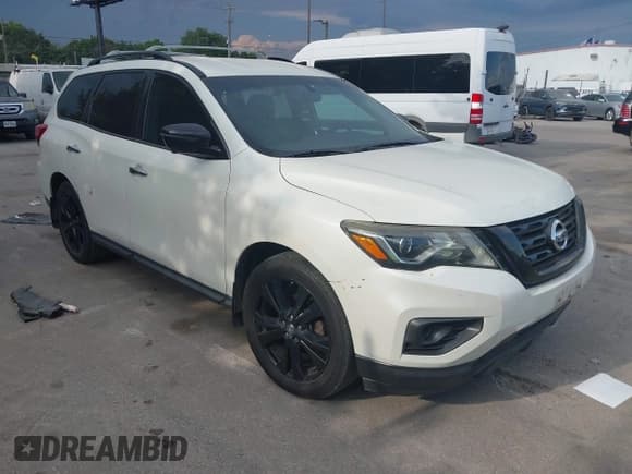 ✅ 2018 Nissan Pathfinder S • VIN: 5N1DR2MN5JC647644 • Лот: 42343974. Опубликован ранее на IAAI с пробегом 227 221 миль. Бесплатный доступ к архиву аукционных продаж из США и подробный отчёт об истории автомобиля на DreamBid. Изображение 1.