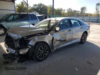 ✅ 2021 Honda Accord EX-L • VIN: 1HGCV1F55MA110406 • Лот: 89857595. Опубликован ранее на Copart с пробегом 36 573 миль. Бесплатный доступ к архиву аукционных продаж из США и подробный отчёт об истории автомобиля на DreamBid. Изображение 1.