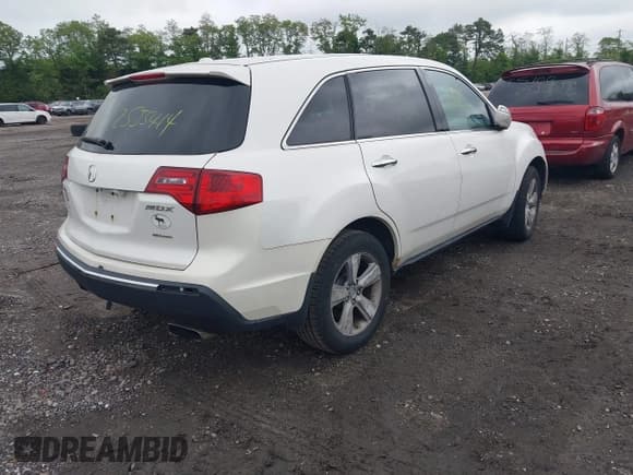 ✅ 2011 Acura MDX Technology • VIN: 2HNYD2H69BH511906 • Lot: 42354089. Listed on IAAI with Not provided. Free auction sales archive from the USA and detailed vehicle history report at DreamBid. Image 4.
