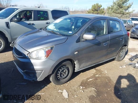 ✅ 2017 Mitsubishi Mirage ES • VIN: ML32A3HJ0HH020348 • Lot: 43773071. Listed on IAAI with 170,549 mi. Free auction sales archive from the USA and detailed vehicle history report at DreamBid. Image 2.
