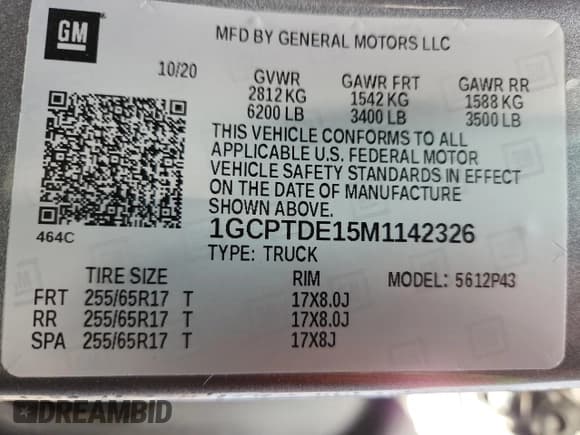 ✅ 2021 Chevrolet Colorado 4WD Z71 • VIN: 1GCPTDE15M1142326 • Lot: 90632635. Listed on Copart with 86,132 mi. Free auction sales archive from the USA and detailed vehicle history report at DreamBid. Image 13.