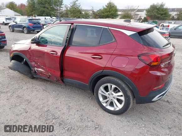 ✅ 2023 Buick Encore GX Preferred • VIN: KL4MMBS28PB050797 • Lot: 43701491. Listed on IAAI with 20,731 mi. Free auction sales archive from the USA and detailed vehicle history report at DreamBid. Image 3.