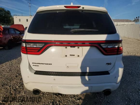 2017 Dodge Durango R/T with VIN 1C4SDJCTXHC672537, listed as a Copart auction lot 87045185 with 97,990 mi miles and Salvage title. Bid and sale history available at DreamBid. Image 6.
