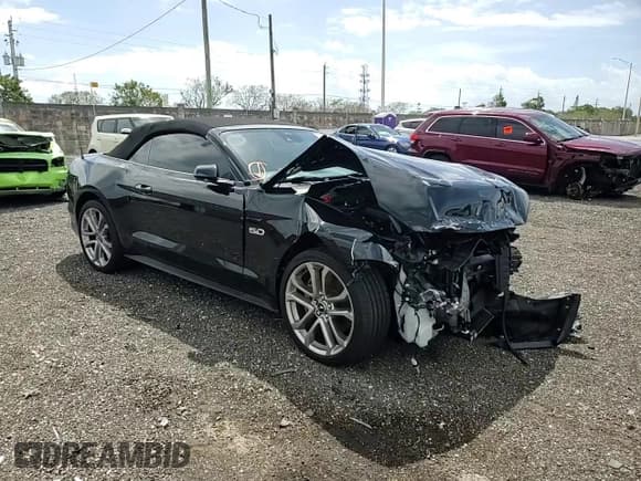 ✅ 2023 Ford Mustang GT Premium • VIN: 1FATP8FF2P5113423 • Lot: 47677974. Listed on Copart with 6,347 mi. Free auction sales archive from the USA and detailed vehicle history report at DreamBid. Image 12.