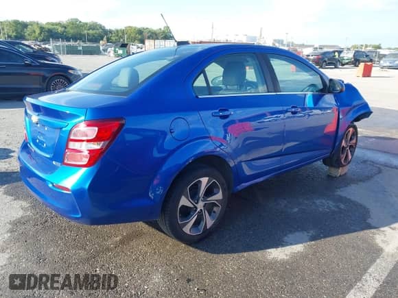 2017 Chevrolet Sonic Premier with VIN 1G1JF5SB2H4101780, listed as a IAAI auction lot 43394051 with 174,715 mi miles and . Bid and sale history available at DreamBid. Image 4.