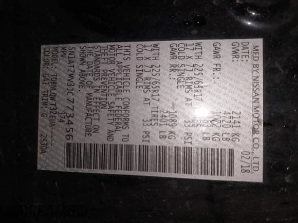 ✅ 2018 Nissan Rogue S • VIN: 5N1AT2MV3JC773456 • Lot: 43563754. Wystawiony na IAAI z przebiegiem 146 938 mil. Bezpłatny archiwum sprzedaży aukcyjnych z USA i szczegółowy raport historii pojazdu na DreamBid. Zdjęcie 9.