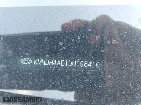 ✅ 2013 Hyundai Elantra GLS • VIN: KMHDH4AE1DU998410 • Lot: 43157674. Listed on IAAI with 176,038 mi. Free auction sales archive from the USA and detailed vehicle history report at DreamBid. Image 9.