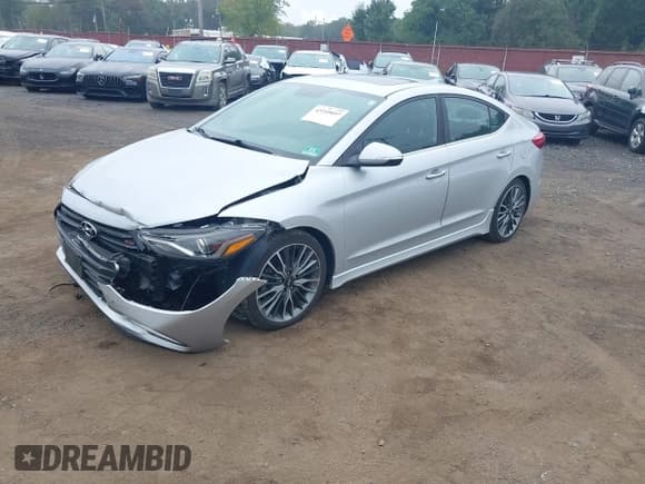 ✅ 2018 Hyundai Elantra Sport • VIN: KMHD04LB7JU681320 • Lot: 43249057. Listed on IAAI with 83,476 mi. Free auction sales archive from the USA and detailed vehicle history report at DreamBid. Image 18.