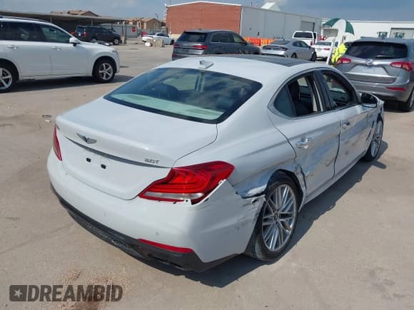 ✅ 2020 Genesis G70 2.0T • VIN: KMTG34LA0LU055631 • Лот: 43127441. Опубликован ранее на IAAI с пробегом 78 895 миль. Бесплатный доступ к архиву аукционных продаж из США и подробный отчёт об истории автомобиля на DreamBid. Изображение 4.