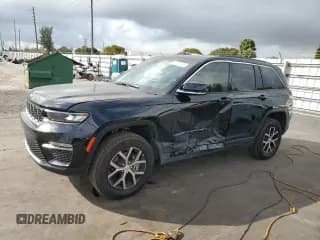 ✅ 2024 Jeep Grand Cherokee Limited • VIN: 1C4RJGBG6RC211609 • Лот: 43728735. Опубликован ранее на Copart с пробегом 1 286 миль. Бесплатный доступ к архиву аукционных продаж из США и подробный отчёт об истории автомобиля на DreamBid. Изображение 1.