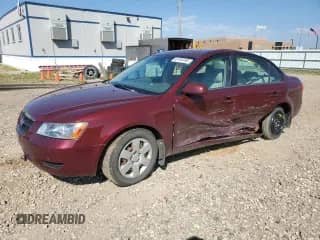 2008 Hyundai Sonata GLS z VIN 5NPET46F48H330724, wystawiony jako Copart lot #63758195 z przebiegiem 112 744 mil mil oraz Szkoda całkowita • Salvage title. Historia ofert i sprzedaży dostępna na DreamBid. Obrazek 1.