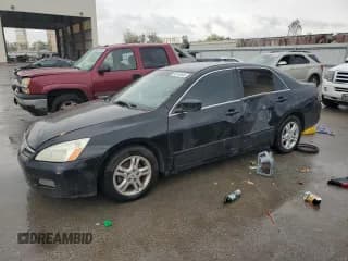 ✅ 2007 Honda Accord LX SE • VIN: 1HGCM56397A198857 • Lot: 90140845. Listed on Copart with 160,671 mi. Free auction sales archive from the USA and detailed vehicle history report at DreamBid. Image 1.