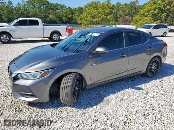 ✅ 2021 Nissan Sentra S • VIN: 3N1AB8BV9MY289478 • Lot: 90985375. Listed on Copart with 61,633 mi. Free auction sales archive from the USA and detailed vehicle history report at DreamBid. Image 1.