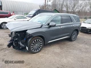 ✅ 2023 Hyundai Palisade Calligraphy • VIN: KM8R7DGE9PU539825 • Лот: 41201944. Опубликован ранее на IAAI с пробегом 23 411 миль. Бесплатный доступ к архиву аукционных продаж из США и подробный отчёт об истории автомобиля на DreamBid. Изображение 2.