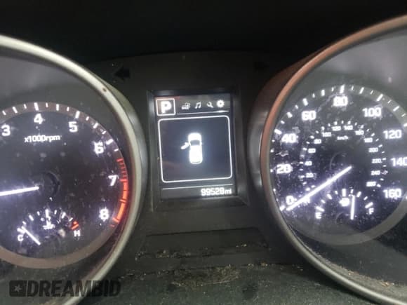 ✅ 2017 Hyundai Santa Fe 2.4L • VIN: 5XYZTDLB7HG438832 • Лот: 56296393. Опубликован ранее на Copart с пробегом 99 528 миль. Бесплатный доступ к архиву аукционных продаж из США и подробный отчёт об истории автомобиля на DreamBid. Изображение 9.